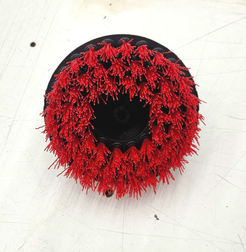 DRILL BRUSH, 5" RED