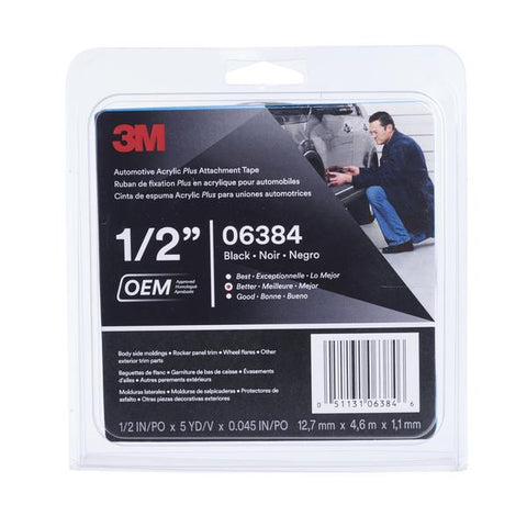 3M 6384 1/2" X 5 YD. ATTCMNT TAPE