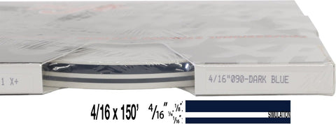 UP 4/16" X 150' STRIPE #90 DARK BLUE