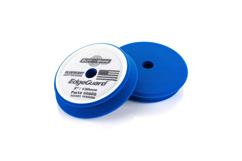 Buff & Shine EdgeGuard Foam Pad, Blueberry, Heavy Polishing, 5" / 130mm #556EG