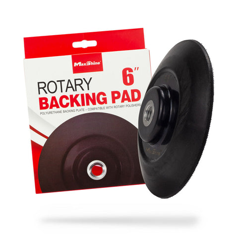 Maxshine 6" RO Polisher Backing Plate - Black