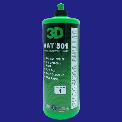 3D 501 AAT RUBBING COMPOUND QUART