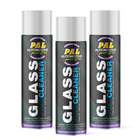 Glass Cleaner with Foaming Spray TINT SAFE 19oz pack of 3