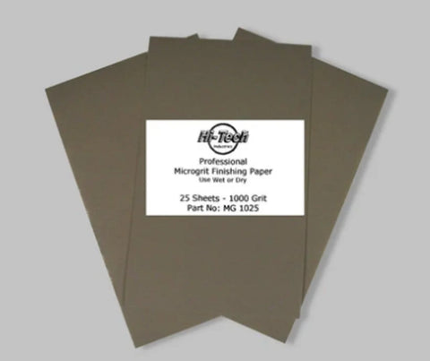 SANDPAPER, MICROGRIT (25 PK) 1000
