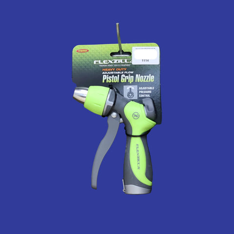 Flexzilla™ Heavy Duty Adjustable Flow Pistol Grip Garden Hose Nozzle (FZG68)