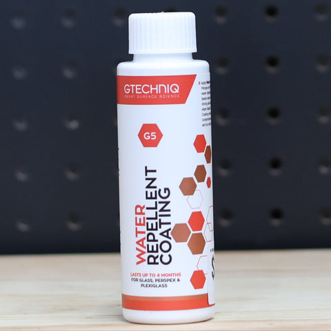 GTECHNIQ G5 Water Repellent Coating for Glass and Perspex