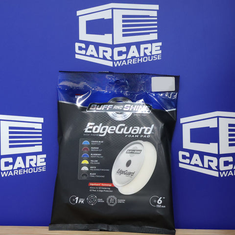 692EG - 6" White EdgeGuard™ Foam Pad - Polishing/Finishing