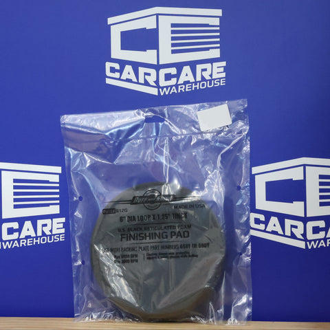 Buff & Shine 6.5" D.A. Black Foam Grip Pad #612G