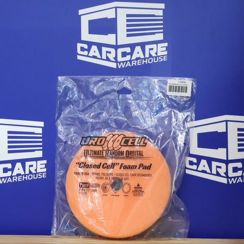URO CELL ORANGE 6" POLISH PAD, #683BN