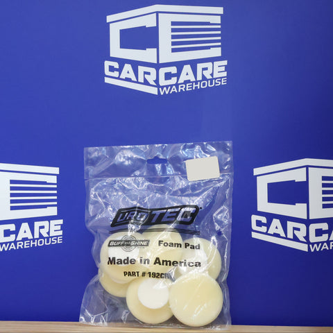 Uro-Tec™ 1" Soft White Finishing Foam Pad (6 PACK) #192CR