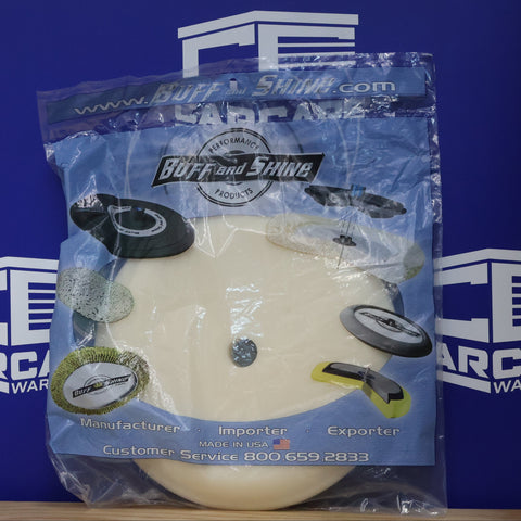 Buff & Shine 9" WHITE FOAM SOFT FINISH #929G