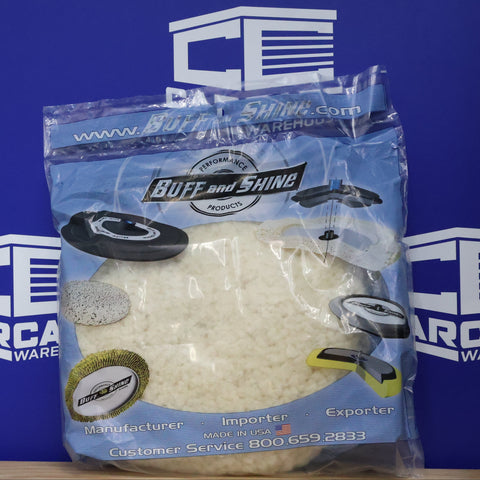 PAD, #301G WOOL 3" (WHITE) 2 PACK