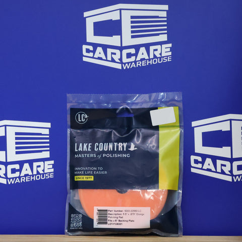LAKE COUNTRY SDO ORANGE POLISHING 5.5 IN