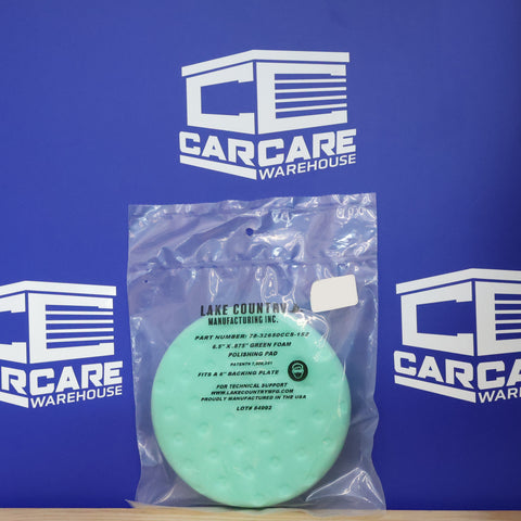 6.5" Lake Country CCS Green Polishing Pad