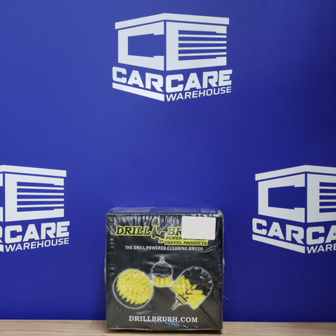 DRILL BRUSH 3 PC KIT YELLOW