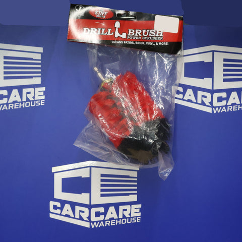DRILL BRUSH, JUMBO RED