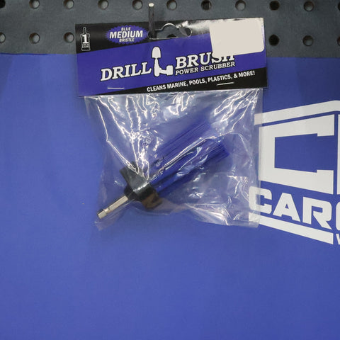 DRILL BRUSH, 1" BLUE