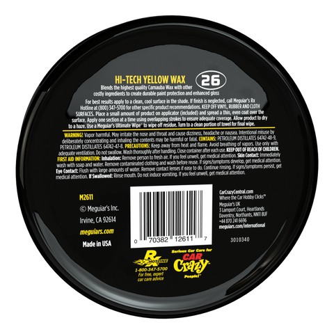 MEGUIAR'S #26 PASTE WAX