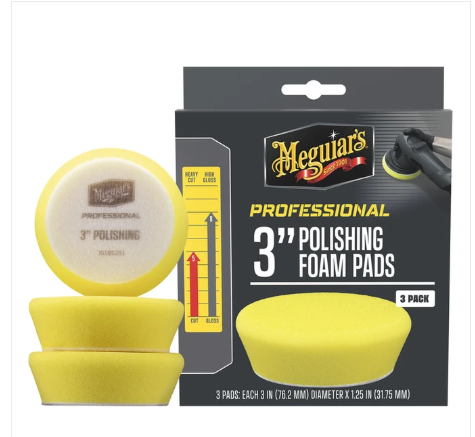 Meguiar's 3" Polishing Foam Pads 3 Pack (M3PFP3)