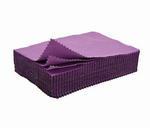 MICROFIBER SUEDE TOWEL PURPLE 20 PK