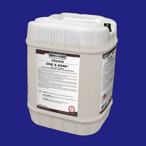 TEC ONE & DONE CLEAN & COND 5 GAL TEC419