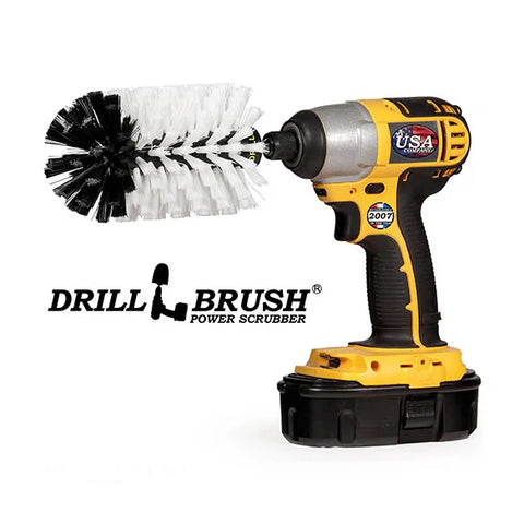 DRILL BRUSH, MINI WHITE