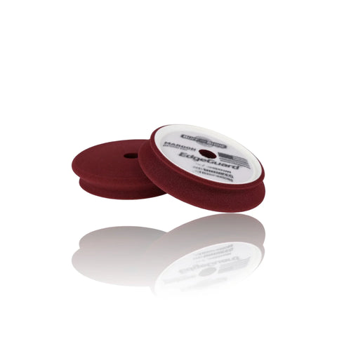 Buff & Shine EdgeGuard Maroon Foam Pad, Medium Cut, 3"/80mm 2 PAK #372EG