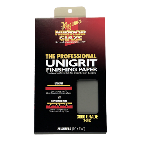 SANDPAPER, MEGUIAR'S 3000 GRIT
