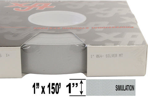 UP 1" STRIPE 150' #64 SILVER