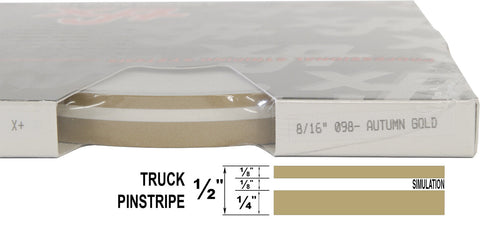 UP 8/16" DOUBLE STRIPE #98 LT GOLD