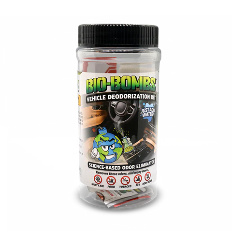 BIO BOMBS Car Odor Bomb (Vehicle Deodorization Kit)