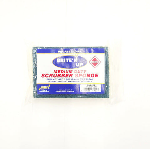 SPONGE, BRITE N UP SCRUB GREEN 222