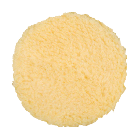 3KFWY - 3" Yellow Knitted Wool (Edge Bevel) URO Wool® Pad - Polishing