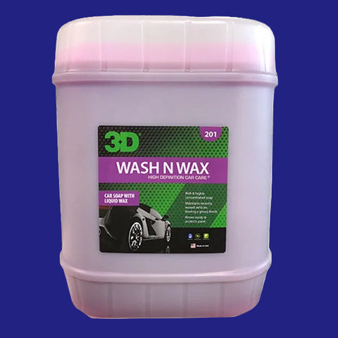 3D WASH N WAX 5 GALLON