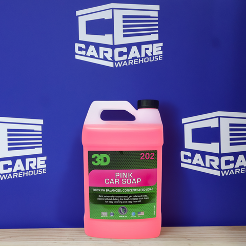 3D PINK CAR SOAP GALLON
