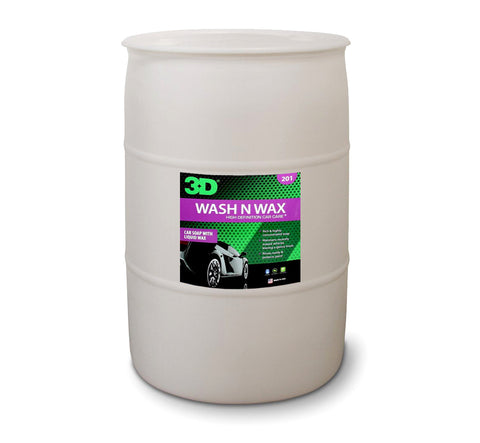 3D WASH N WAX 55 GAL DRUM