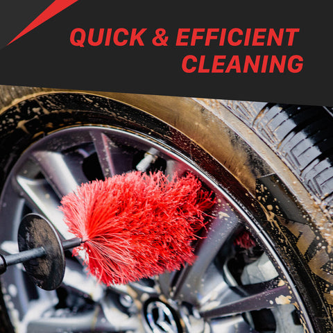 Maxshine 18" PP Wheel & Rim Brush [10" Bristle Head]