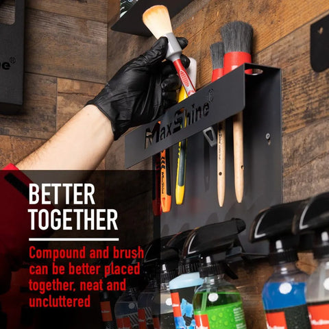 MAXSHINE BRUSH & BOTTLE HOLDER