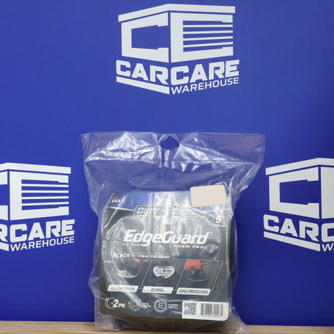 Buff & Shine 5" EdgeGuard Black Finishing Foam Pad, 2 PACK #520EG