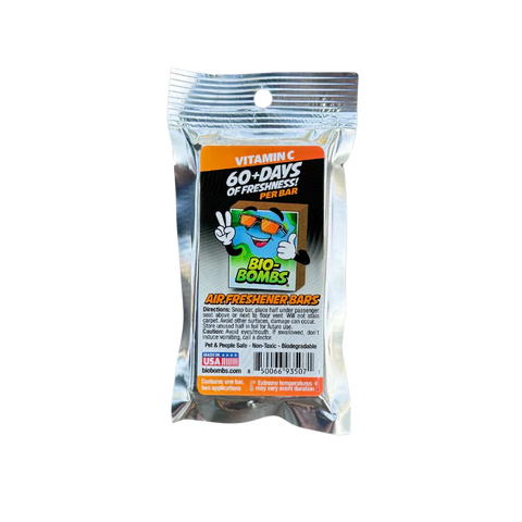 Bio-Bombs Air Freshener Bar | Vitamin C Orange Scent
