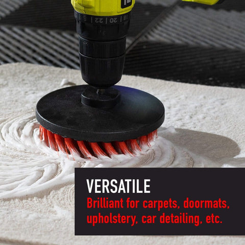 Maxshine M8 Drill Carpet Detailing Brush [3 Piece Set (2" 4" 5")]
