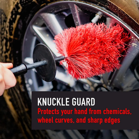 Maxshine 18" PP Wheel & Rim Brush [10" Bristle Head]
