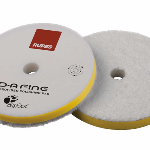 Rupes 9.MF130M Dual Action Fine Microfiber Pad - Yellow