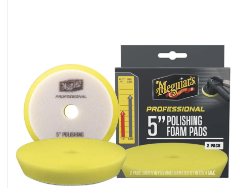 Meguiar's 5" Polishing Foam Pads 2 Pack (M5PFP2)