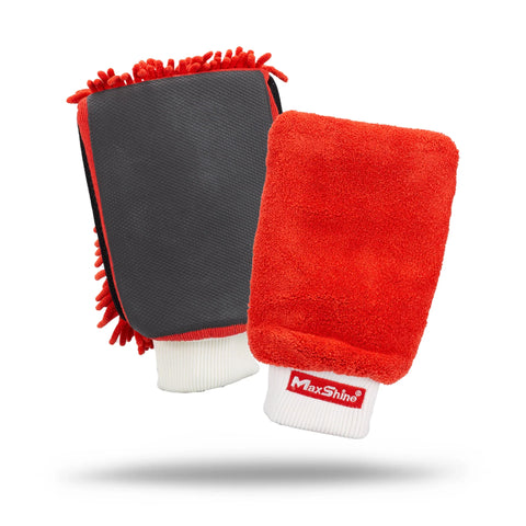 CLAY MITT RED DOUBLE SIDED WASH